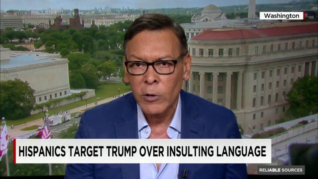 Hispanics target Trump over insulting language