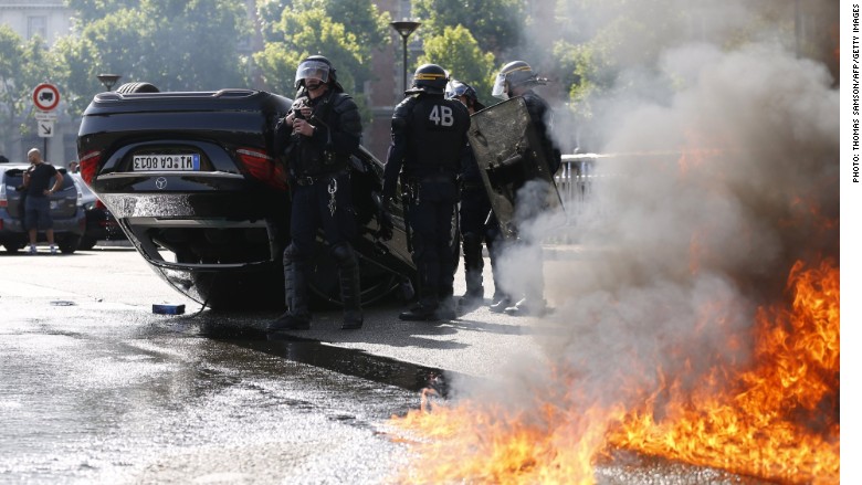 uber france protest