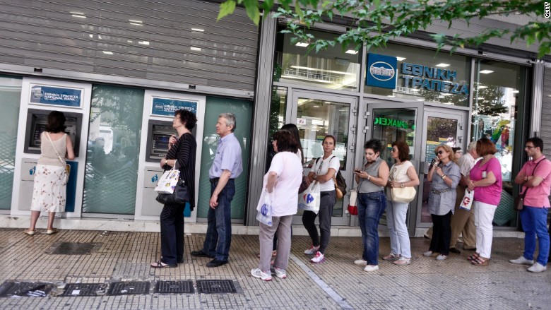 Greece ATM lines