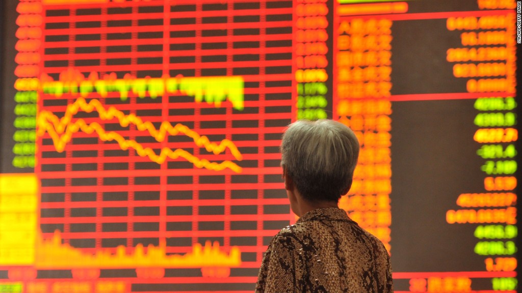 Companies pull shares as China's market plunges