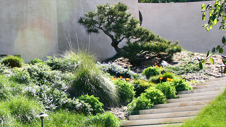 california landscaping staircase