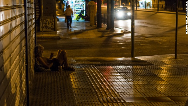 Greece homeless 2