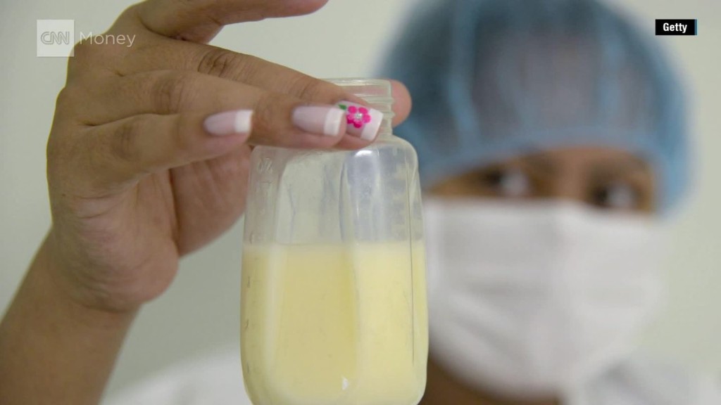 There's a breast milk shortage