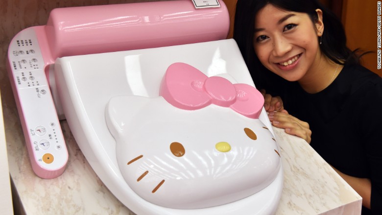 hello kitty toilet