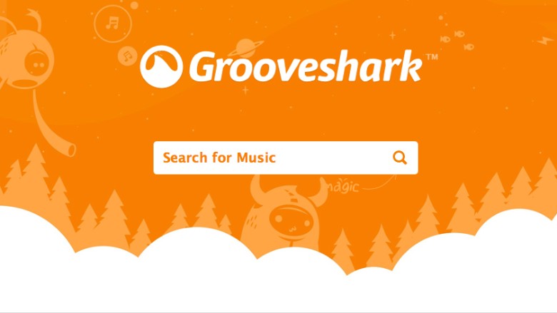 Grooveshark homepage