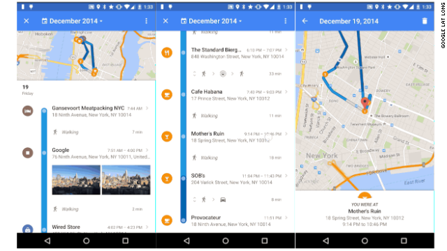 Google Reveals Your Location History In Maps