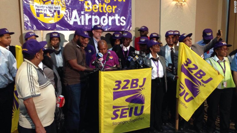 32bj airport worker