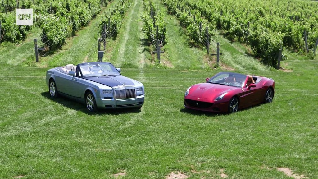 Two Convertibles: Rolls-Royce vs. Ferrari