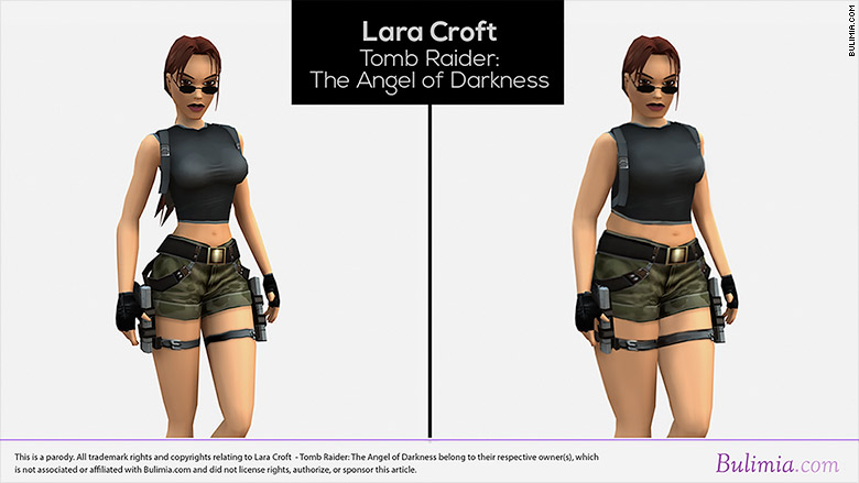 bulimia lara croft