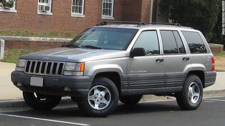 chrysler recall 1998 jeep grand cherokee