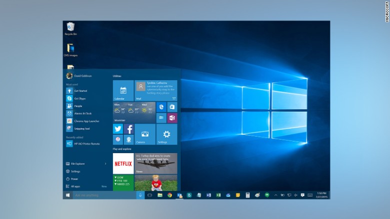 windows 10 start