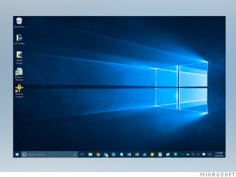 where is microsoft david desktop in windows 10 location