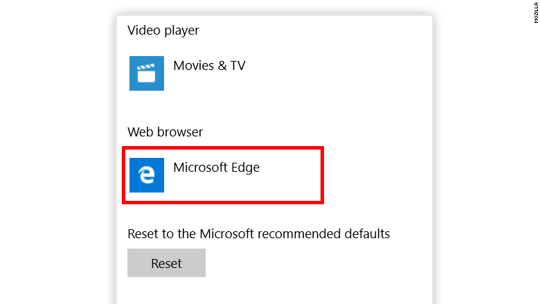 windows 10 will not let me set chrome as default browser