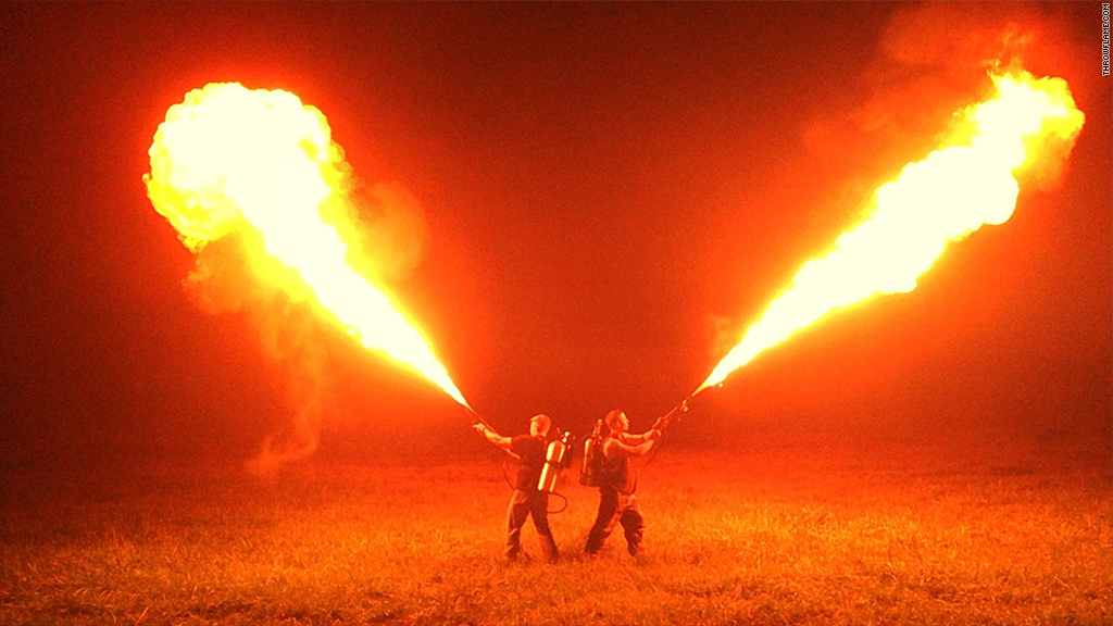 Check out the $1,600 flamethrower