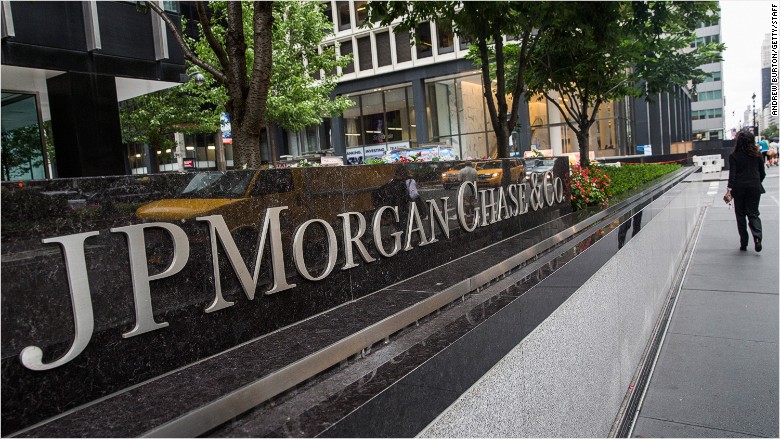 JPMorgan sign exterior 