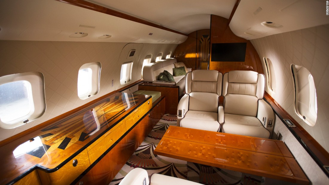 private jet - Flexjet Bombardier Global Express Interio