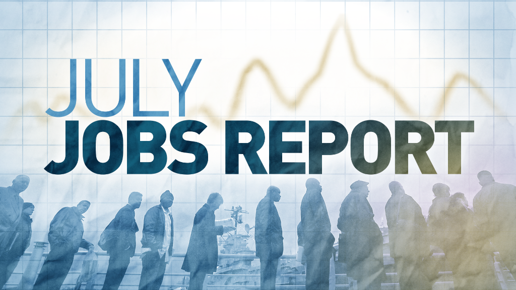 U.S. economy adds 215,000 jobs in July