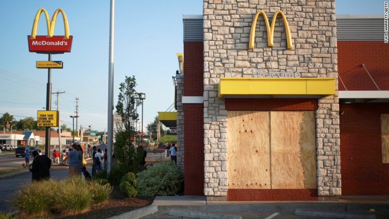 ferguson mcdonalds riot