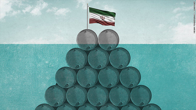 iran hoarding oil