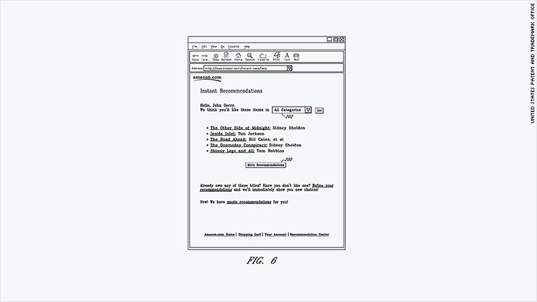 patent 2015 amazon behavior detection