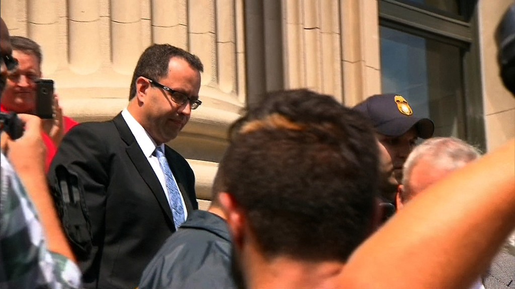 Jared Fogle faces prison time in child-sex case