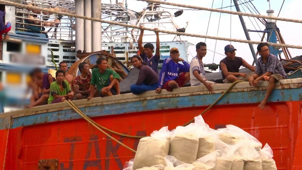 Thai fishermen not recognized as trafficking victims