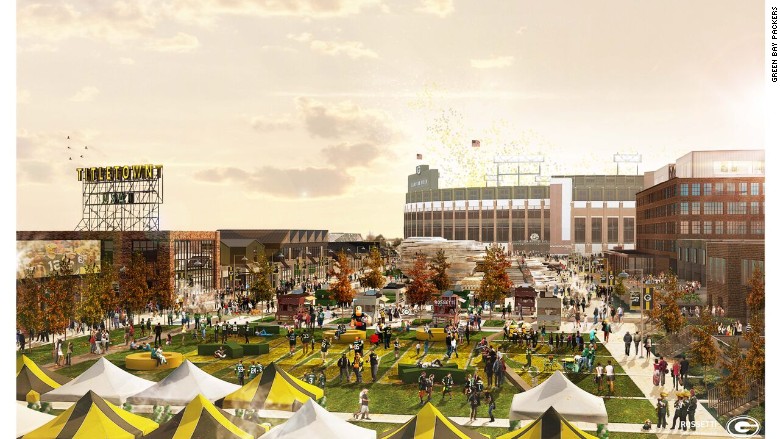 green bay packers titletown district