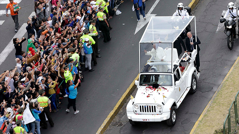 pope francis jeep