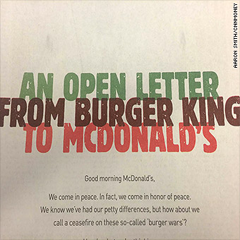 Mcdonald S Nixes Burger King S Mcwhopper Pitch
