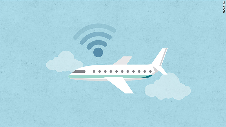 speed internet plane