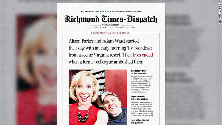 richmond times dipatch front page