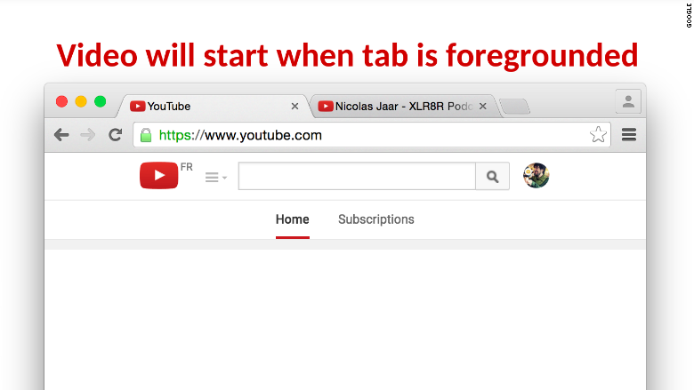 google chrome tab sound