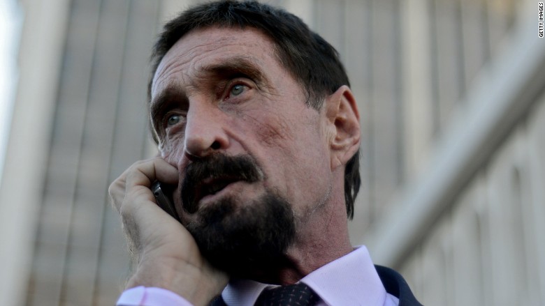 John McAfee announces he's running for President