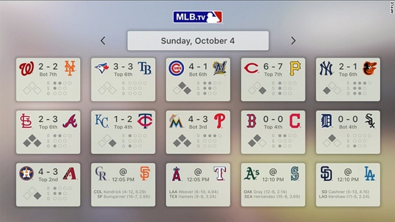 apple announcement apple tv mlb