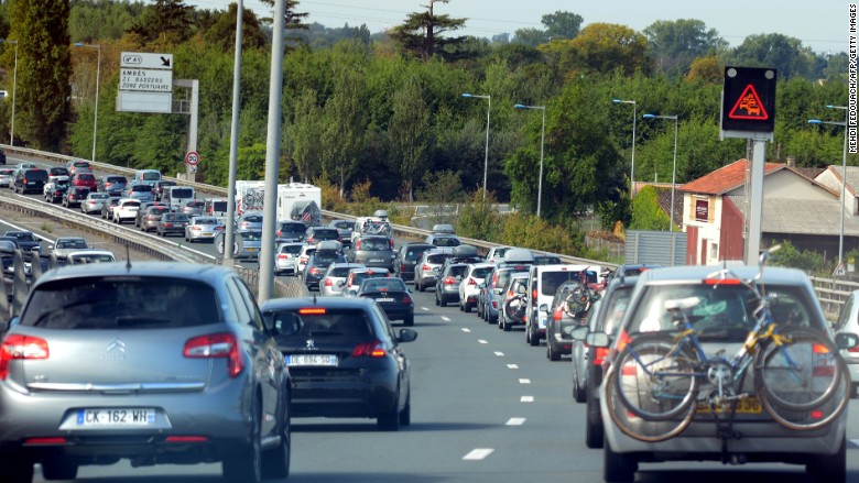 cars highway commute travel france