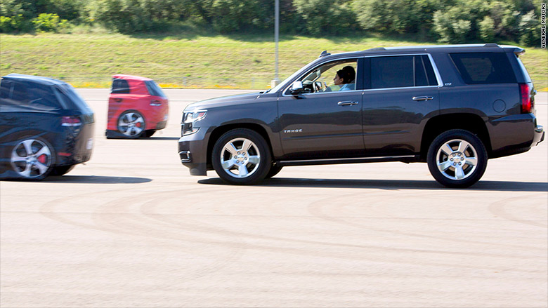 chevrolet tahoe automatic braking