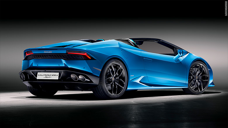 what's entry rear convertible reveals Lamborghini new