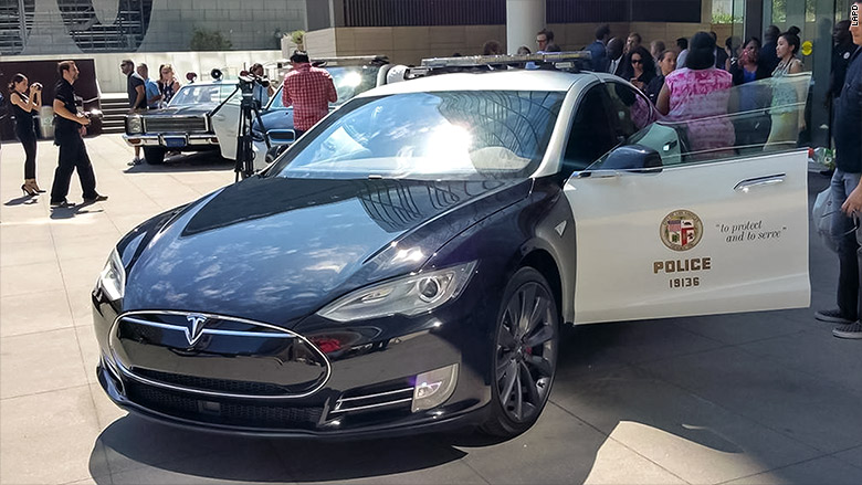 lapd tesla