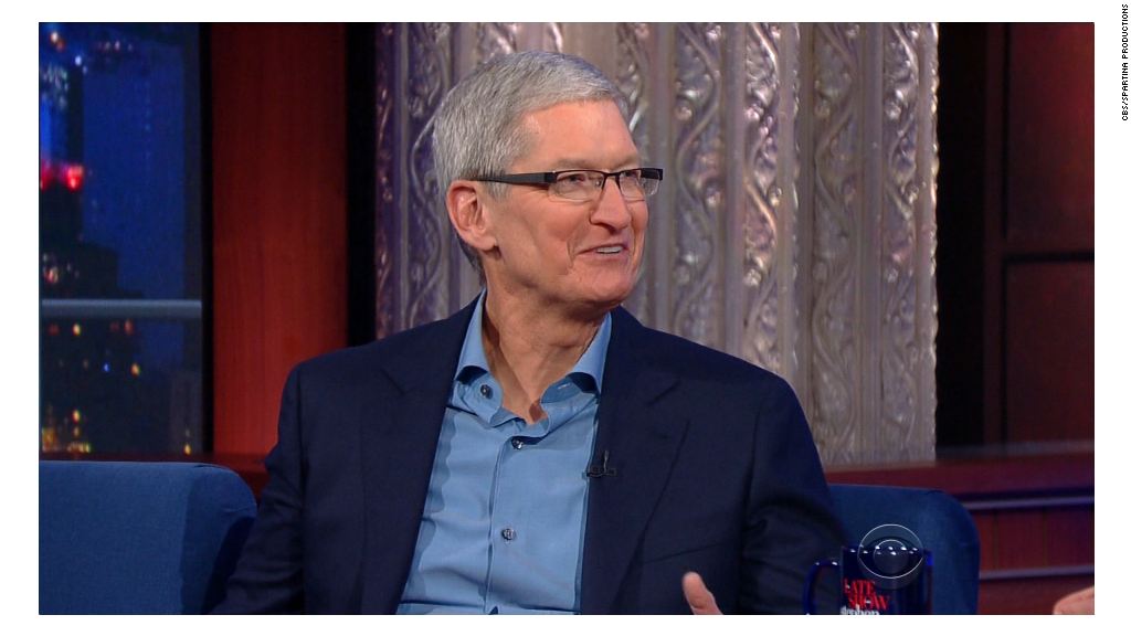 Tim Cook tells Stephen Colbert why he came out as gay