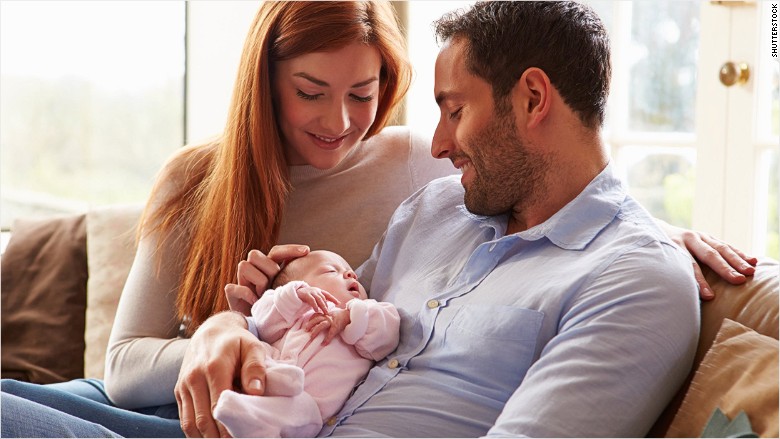new parents with baby 