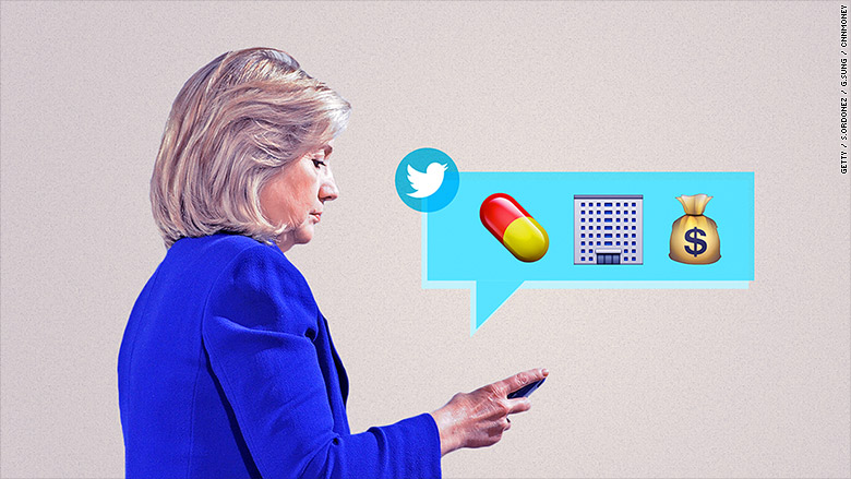 hillary drug tweet