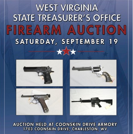 government guns firearm auction flyer