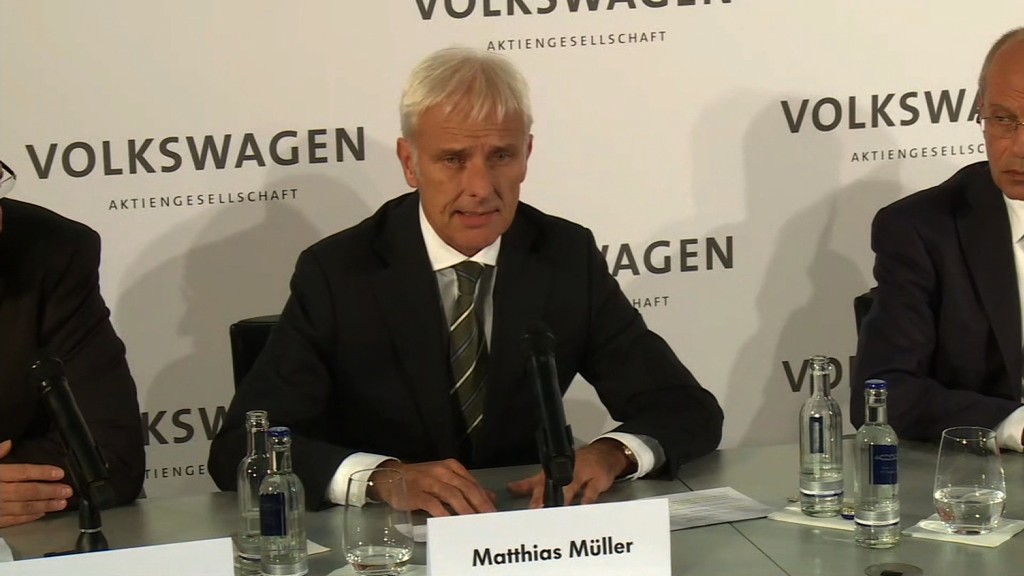 Porsche chief takes helm at Volkswagen