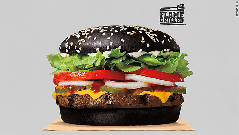 burger king black burger