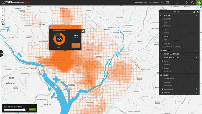 hitachi predictive crime