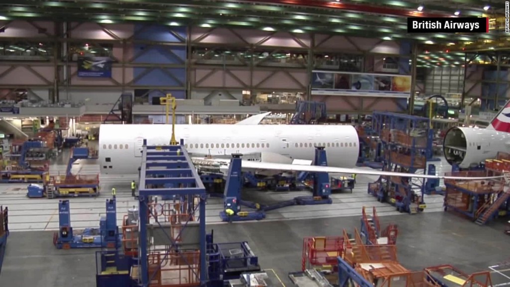 See a Boeing Dreamliner built in under 2 minutes