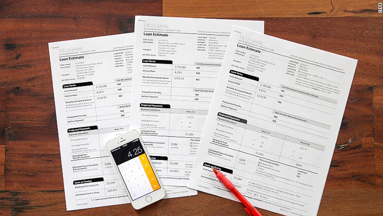 mortgage disclosure forms