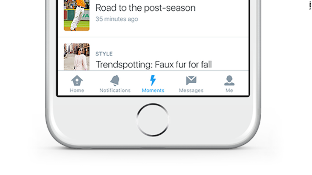 Twitter adds Moments feature 