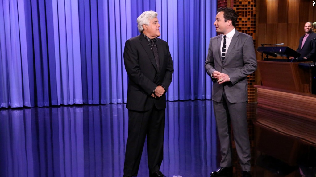 Jay Leno takes over for Fallon on 'The Tonight Show'