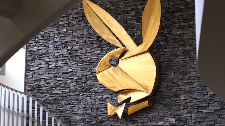 Gold Playboy bunny